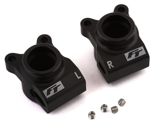 RC10B6.2 Factory Team Aluminum Rear Hubs (Black)