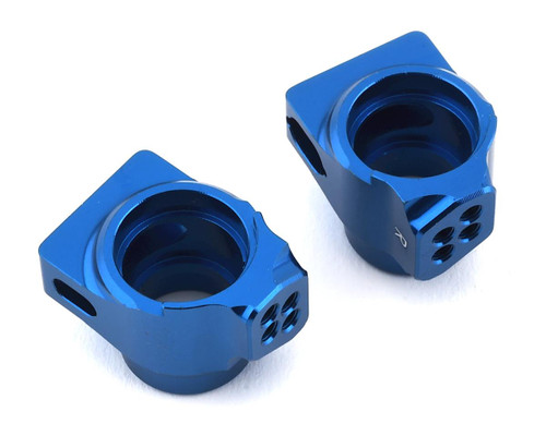 B6/B6D Factory Team Aluminum Rear Hub Set (Blue)