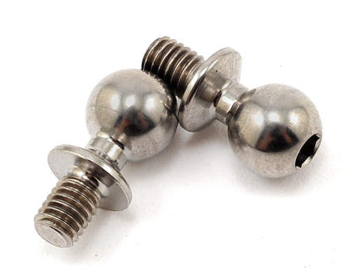 4mm Factory Team Heavy Duty Titanium Ball Stud Set (2)