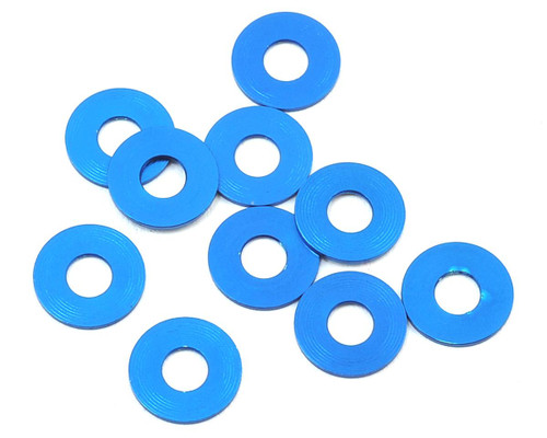 7.8x0.5mm Aluminum Bulkhead Washer (Blue) (10)