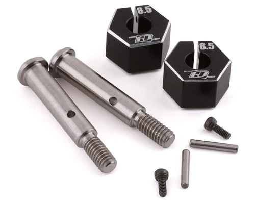 T6.2/SC6.2 Titanium Front Axle w/8.5mm Clamping Hex