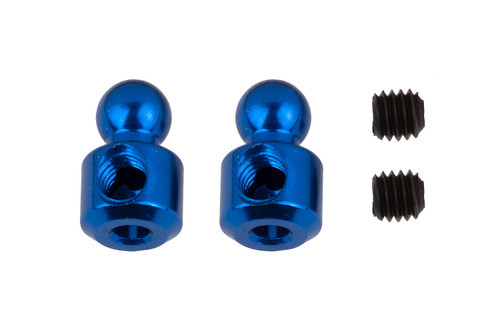 RC10B7 Anti-Roll Bar Hardware Set, blue aluminum