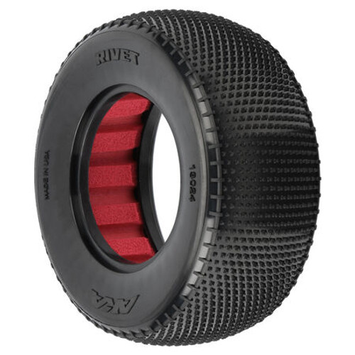 Rivet 2.2"/3.0" Soft Carpet Tires (2) for SC Trucks Front or Rear