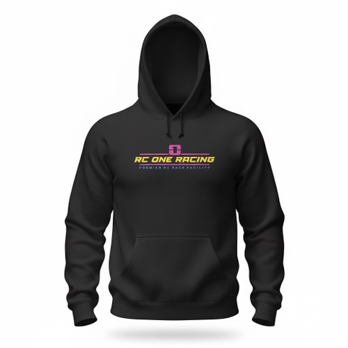 Heavy Blend Hooded Adult Sweatshirt Pink/Yel/Blue