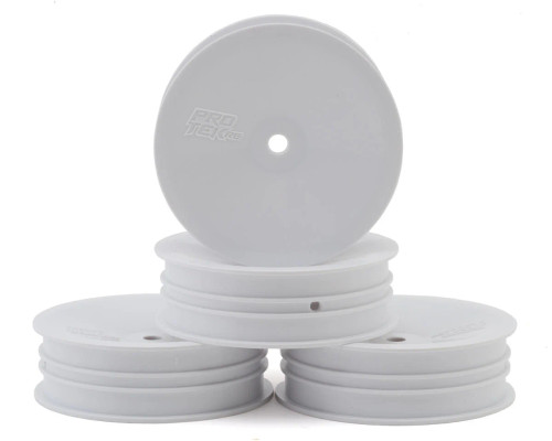 2.2" "Narrow" Concave Front 2WD 1/10 Buggy Wheels (White) (4)