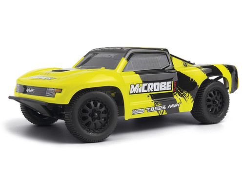 Microbe SC Flux 1/24 Brushless RTR 2WD Short Course Truck (Yellow)