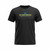 Softstyle Short Sleeve Adult Black T-Shirt Blue/Yellow