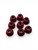 M3 Flange Aluminum Nut 8pk Red