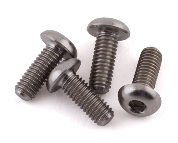 3x8mm "Grade 5" Titanium Cap Head Hex Screw (4)