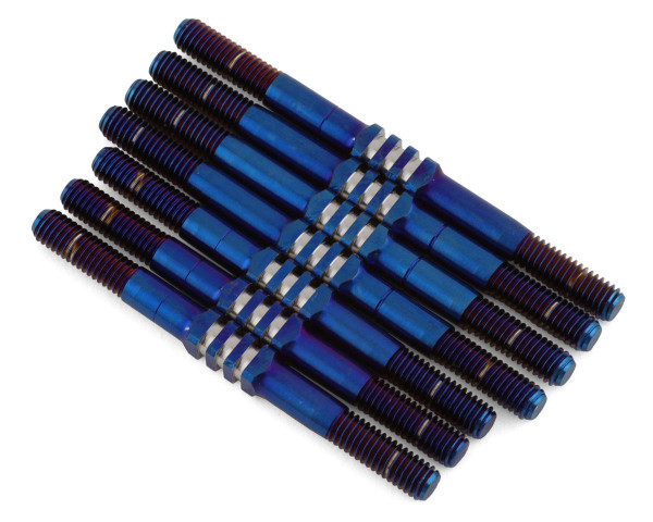 TLR 22X-4 3.5mm Fin Turnbuckle Kit (Blue) (7)