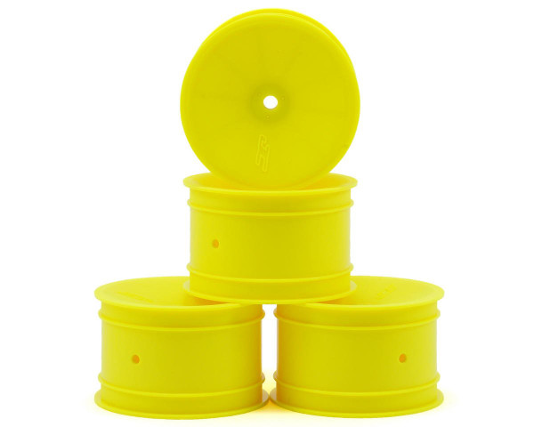 12mm Hex Mono 2.2 Rear Wheels (4) (B6/B74/RB6) (Yellow)