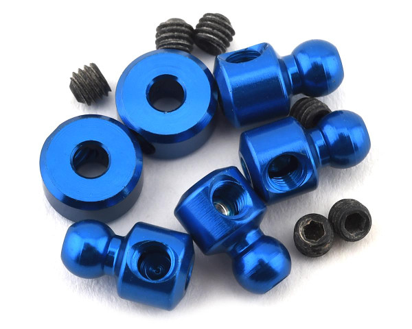 RC10B74 Anti-Roll Bar Hardware (Blue)