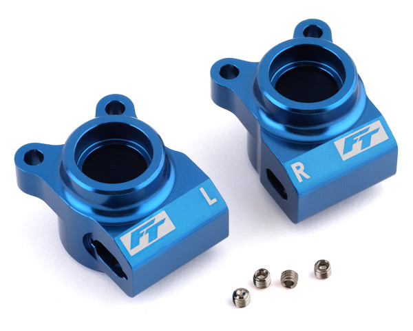 RC10B6.2 Factory Team Aluminum Rear Hubs (Blue)