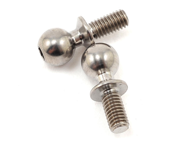 6mm Factory Team Heavy Duty Titanium Ball Stud Set (2)