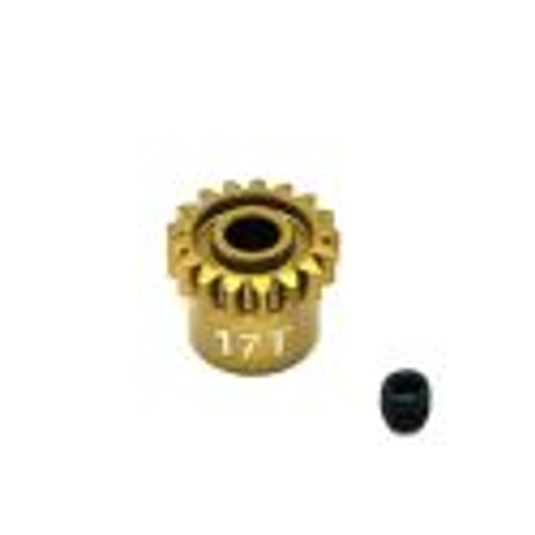 Ultra Lightweight Aluminum Pinion Gear, Thin, 48 Pitch, 17 Tooth