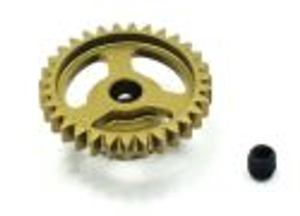 Ultra Lightweight Aluminum Pinion Gear, Thin, 48 Pitch, 31 Tooth