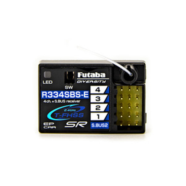 Futaba R334SBS-E T-FHSS SR S.Bus2 4-Channel 2.4GHz Receiver