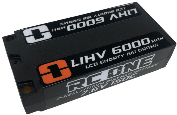 LCG Shorty Battery 6000mah, 7.6v, 150c