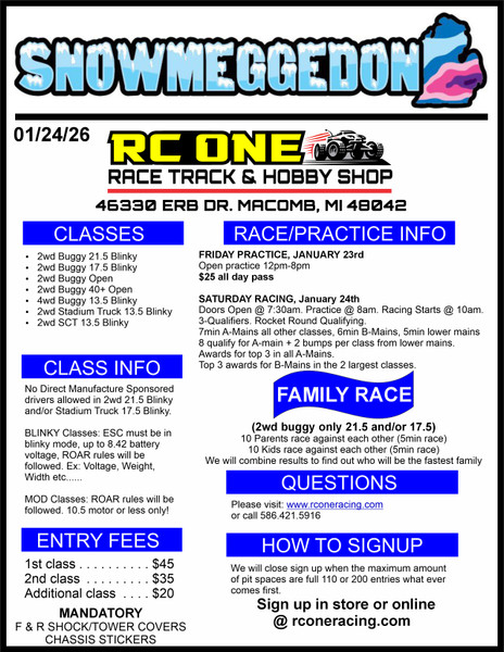 snowmeggedon off road race