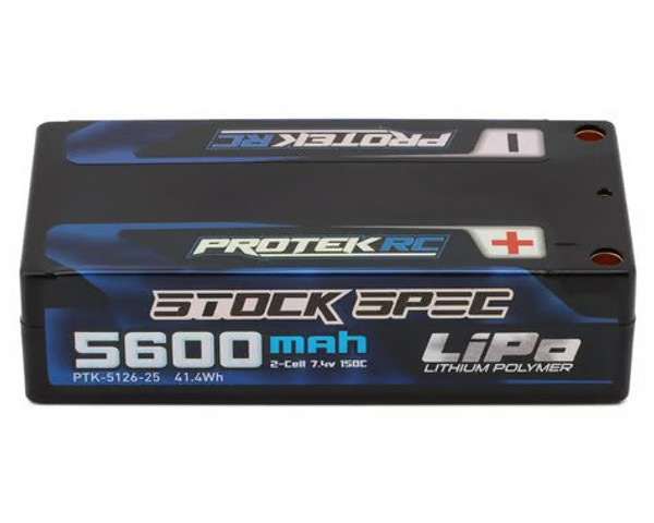 2S 150C Low IR Si-Graphene "Stock Spec" Shorty LiPo Battery (7.4V/5600mAh) (ROAR Approved)