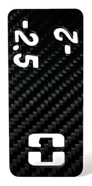 CARBON FIBER CAMBER GAUGE -2, -2.5