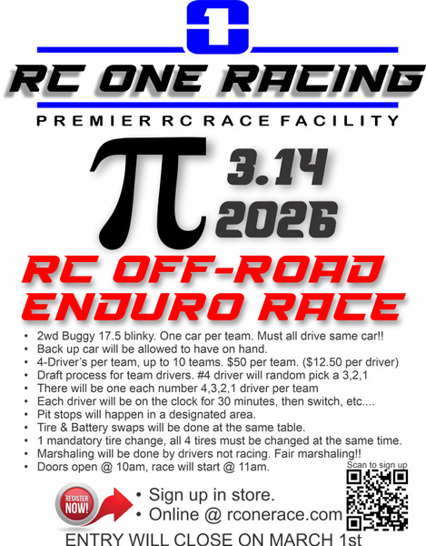 Pi RC Off-Road Enduro Race Entry