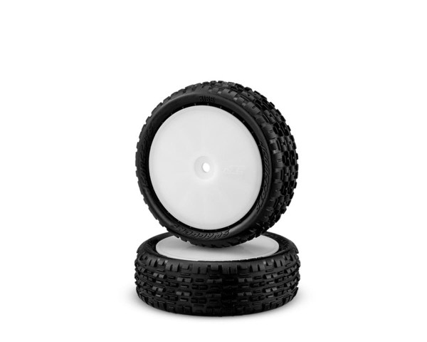 Swagger 2.2" Mounted 4WD Front Buggy Carpet Tires (White) (2) (Pink)