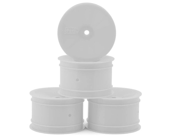 2.2" Concave Rear 1/10 Buggy Wheels (White) (4) (12mm Hex)