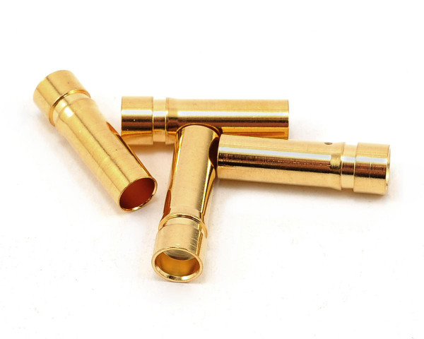 5.0mm "Super Bullet" Solid Gold Connectors (4 Female)