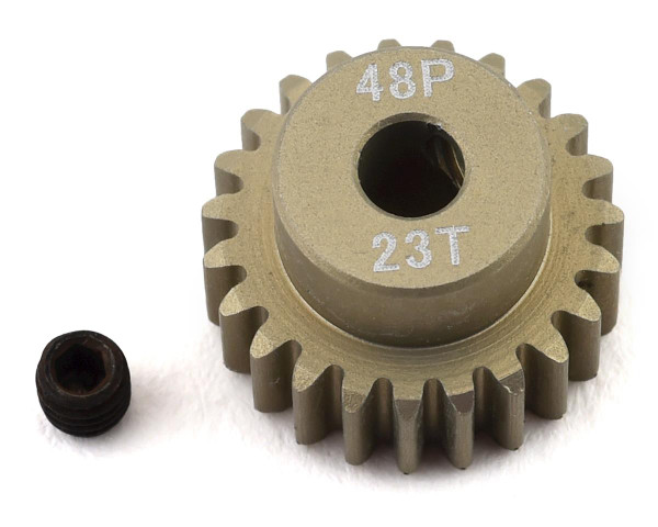 48P Lightweight Hard Anodized Aluminum Pinion Gear (3.17mm Bore) (23T)