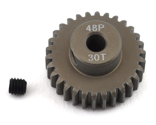 48P Lightweight Hard Anodized Aluminum Pinion Gear (3.17mm Bore) (30T)