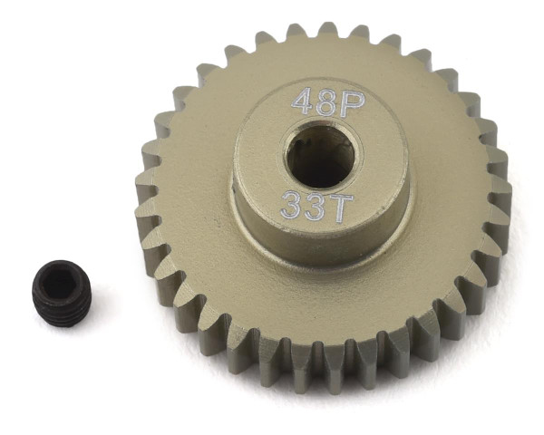 48P Lightweight Hard Anodized Aluminum Pinion Gear (3.17mm Bore) (33T)