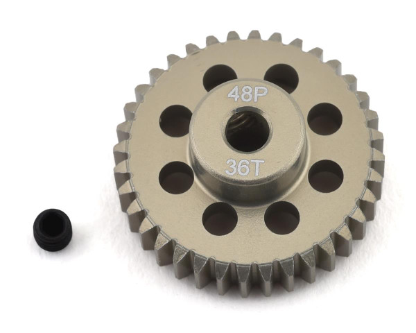 48P Lightweight Hard Anodized Aluminum Pinion Gear (3.17mm Bore) (36T)