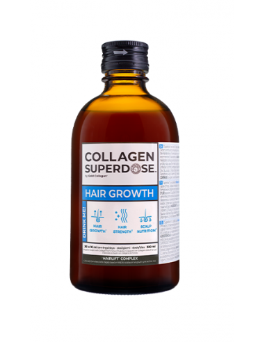 Gold collagen superdose hair growth 1 frasco 300 mL