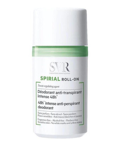 Desodorante roll-on antitranspirante intenso spirial 48h 50 mL SVR