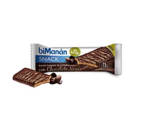 Bimanan snack barrita crujiente chocolate negro