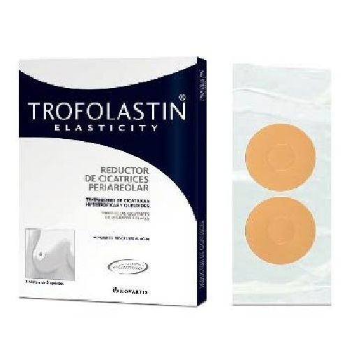 Trofolastin parches reductores de cicatrices periareolar