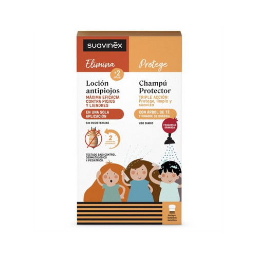 SUAVINEX SET ANTIPIOJOS LOCION   CHAMPU PROTECTO