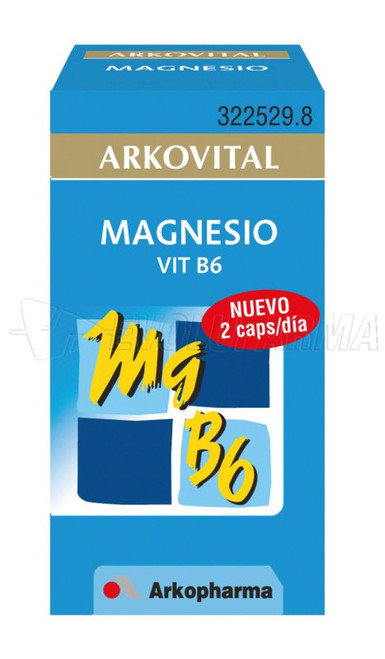 Arkovital magnesio vitamina b6. 30 comprimidos