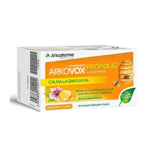Arkovox miel y limón sin azúcar 24 past