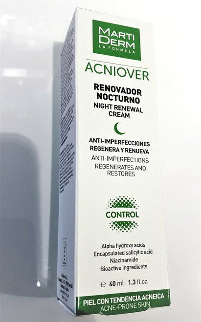 Martiderm acniover renovador nocturno crema 40 mL