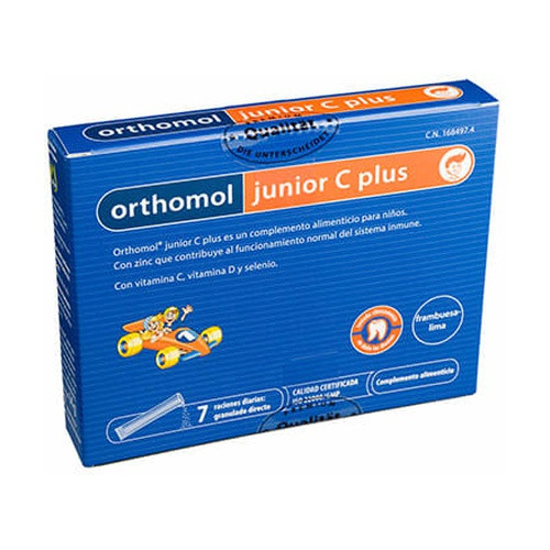 ORTHOMOL JUNIOR C PLUS GRANULADO 7 SOBRES FARMACIA EL CALERO 