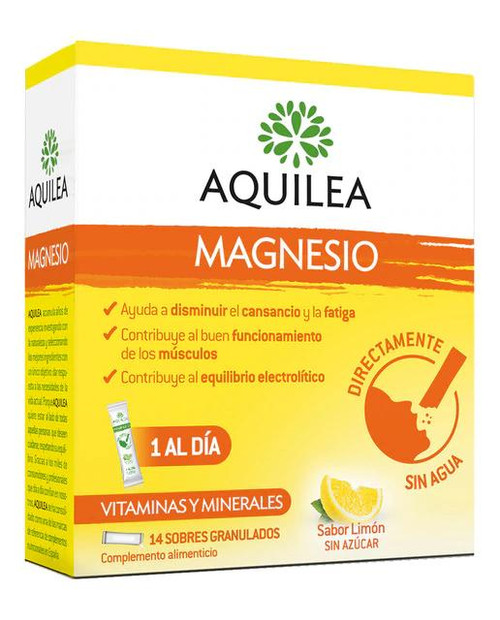14 sobres magnesio granulado aquilea