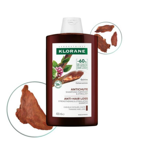 KLORANE CHAMPÚ ANTICAIDA A LA QUININA 400ML FARMACIA EL CALERO 