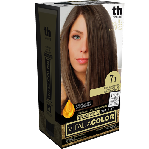 Th pharma vitalia color 7.1 rubio medio ceniza