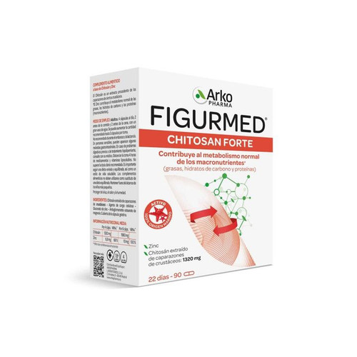 figurmed Chitosan forte complemento alimenticio con chitosan 90 cap