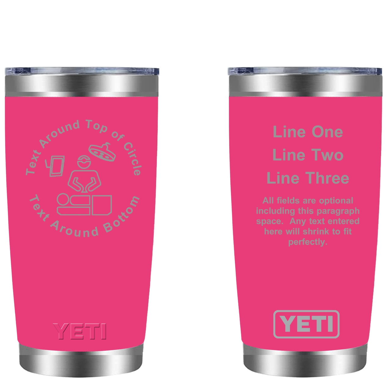 Personalized National Guard 20oz Tumbler (w/ Yeti options) Customized