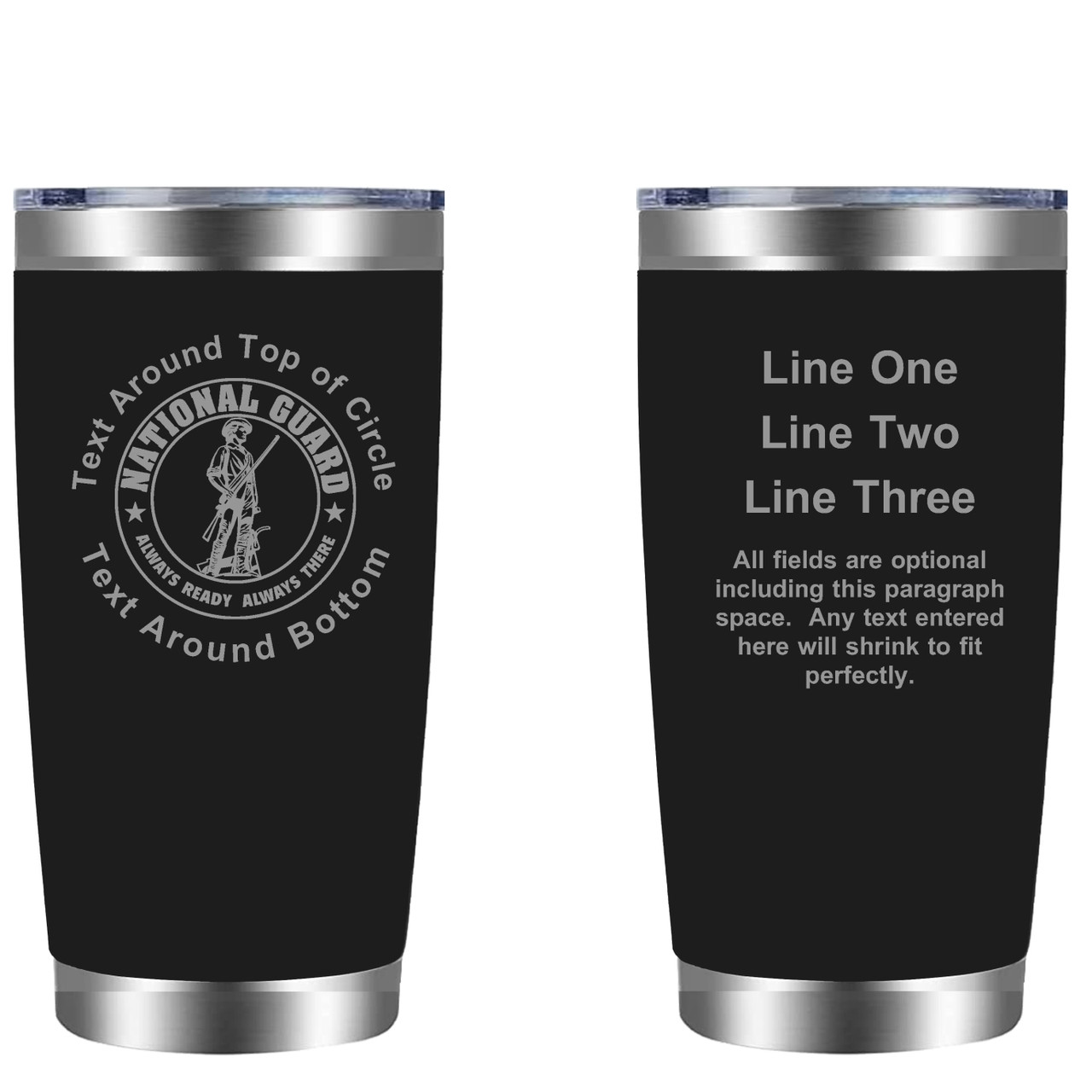 Custom Personalized Stainless Steel Tumblers for Bar and Bat Mitzvah