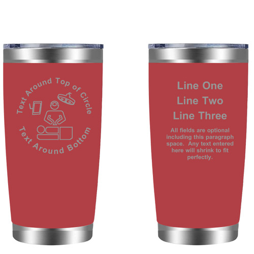 Personalized Surgeon 20oz Tumbler (w/ Yeti options) Customized