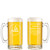 Personalized Physical Therapist Glass Beer Mug with Handle 16oz Customized